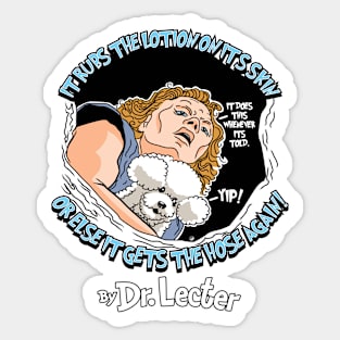 Lotion in the Basket Sticker